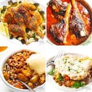 British recipes collage.