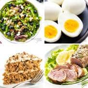Easter recipes collage.