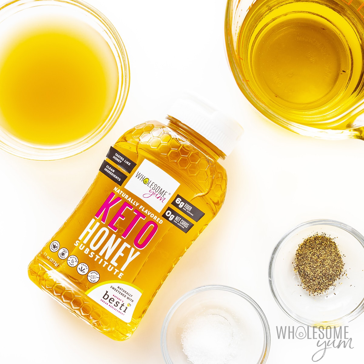 Sugar free salad dressing ingredients.
