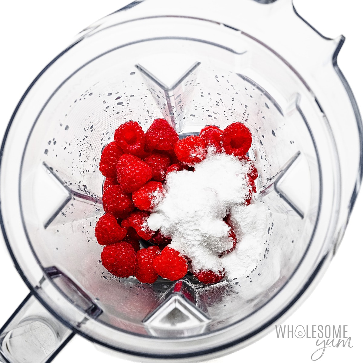 Ingredients added to blender.
