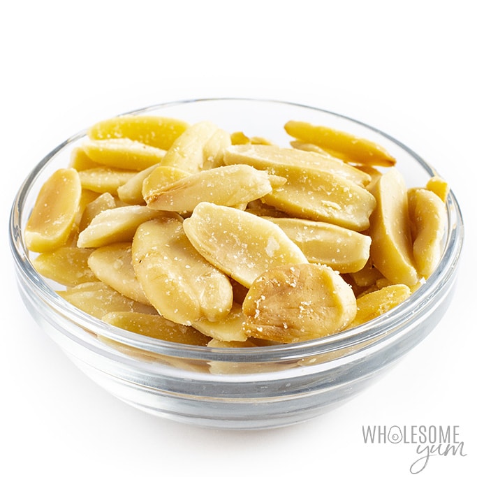 Bowlful of low carb pilli nuts