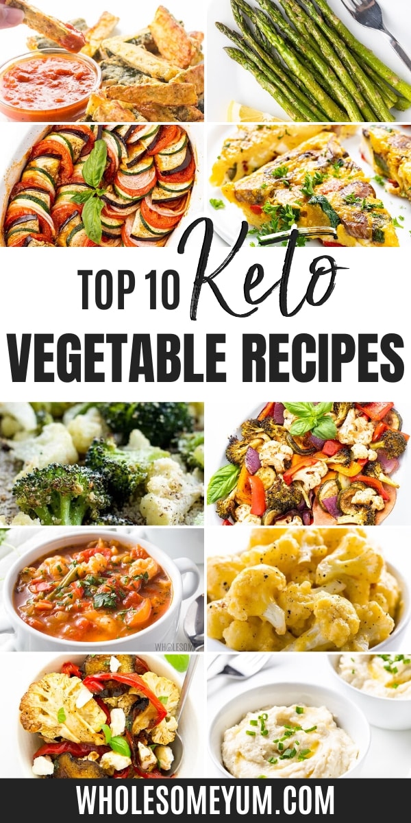 Learn about the best low carb vegetables here, including recipes!