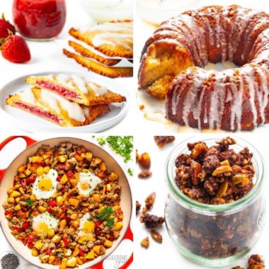 Breakfast recipes from The Easy Keto Carboholics Cookbook,