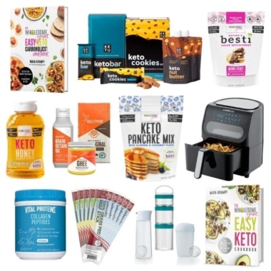 Wholesome Yum Plus giveaway items.
